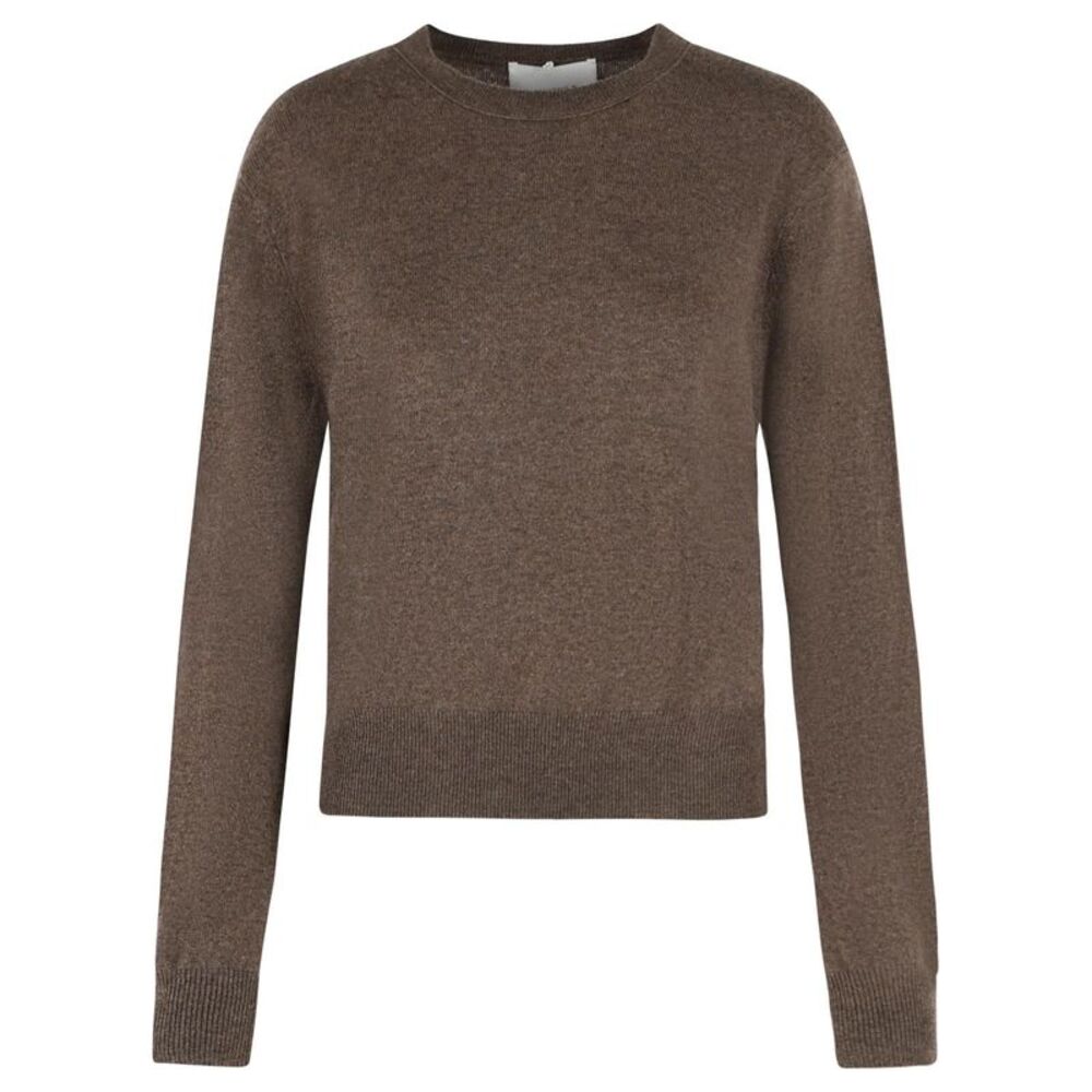 Lisa Yang 'Greer' Dark Truffle Brown Cashmere Sweater Women